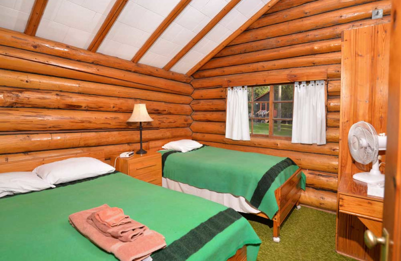 Guest room at Manotak Lodge.