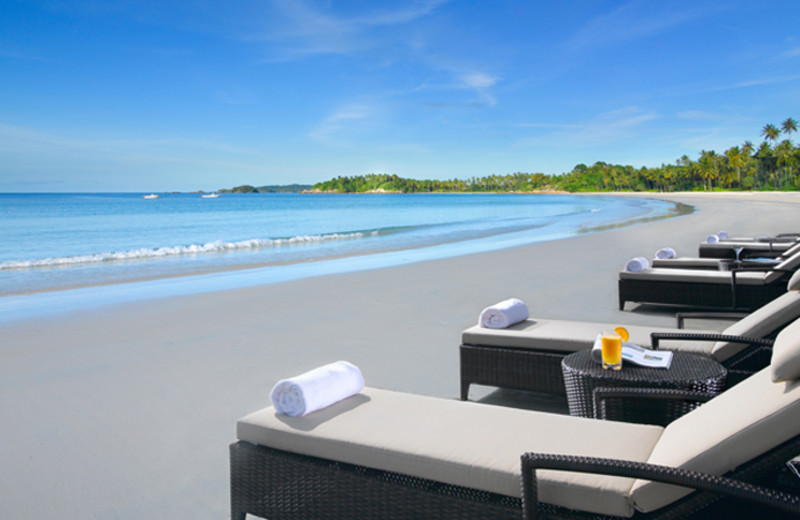 The beach at Angsana Resort & Spa Bintan.