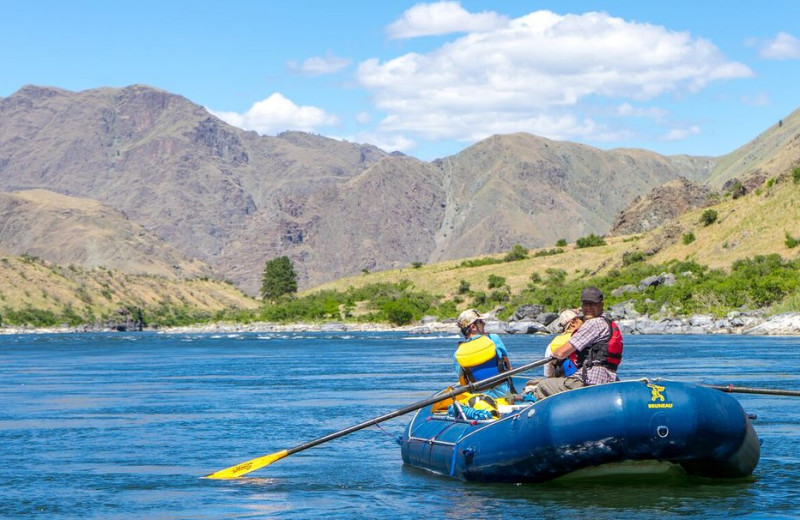 Rafting at Mountain River Outfitters.