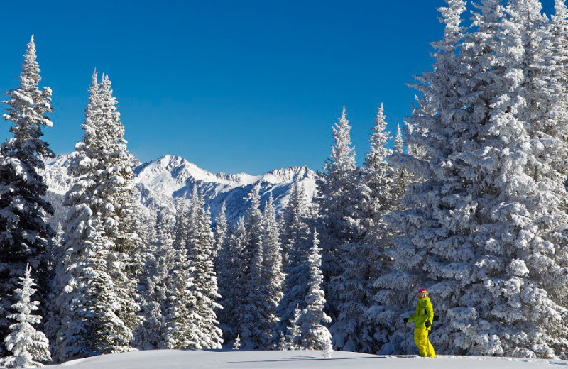 Skiing at Arrabelle at Vail Square.