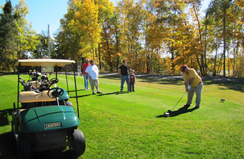Golf at Barker Lake Lodge.