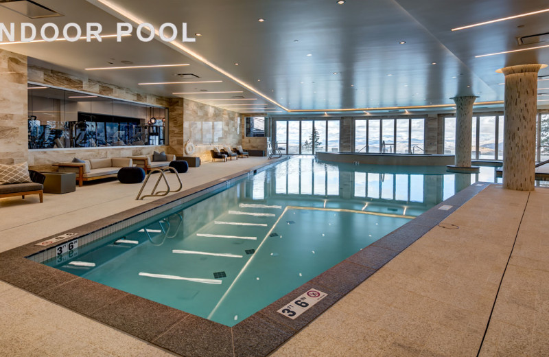 Indoor pool at Stein Eriksen Residences.