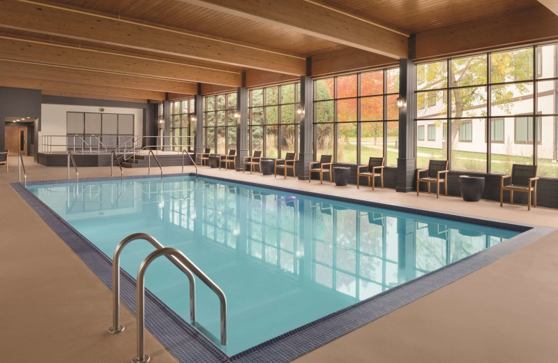 Indoor pool at Radisson Hotel 