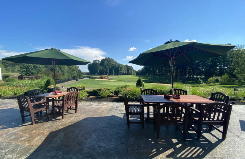 Patio at  Atkinson Resort 