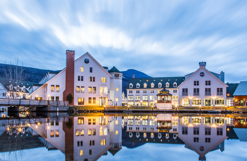 Exterior view of Town Square Condominiums.