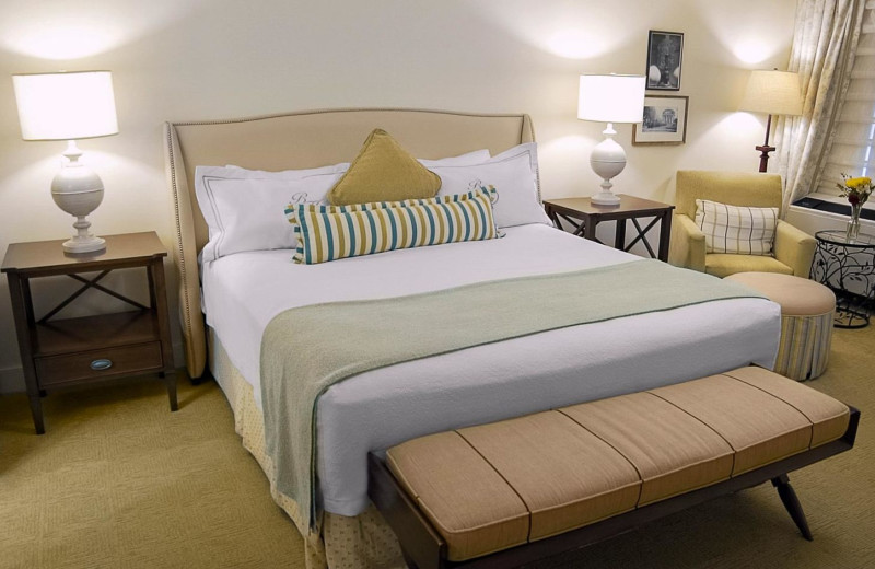 Guest room at Boar's Head Resort.