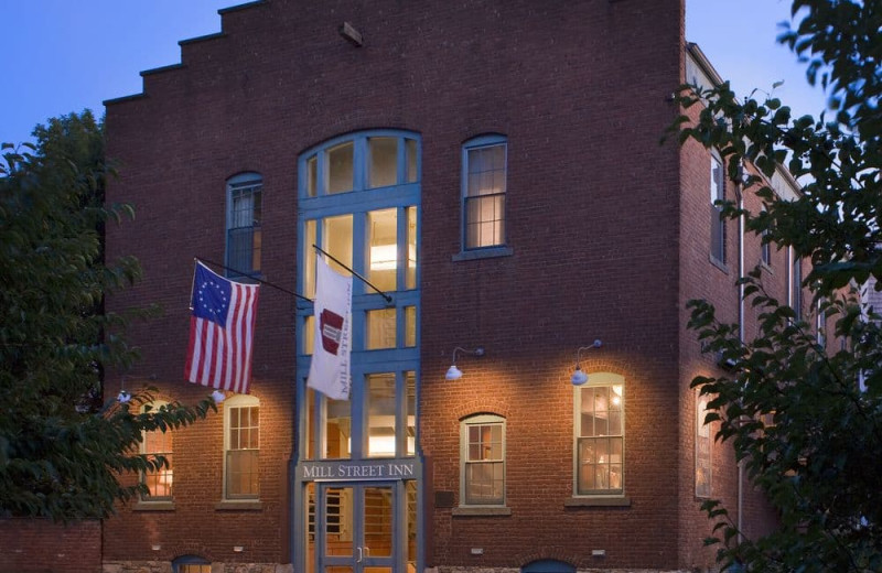 Exterior view of Mill Street Inn.