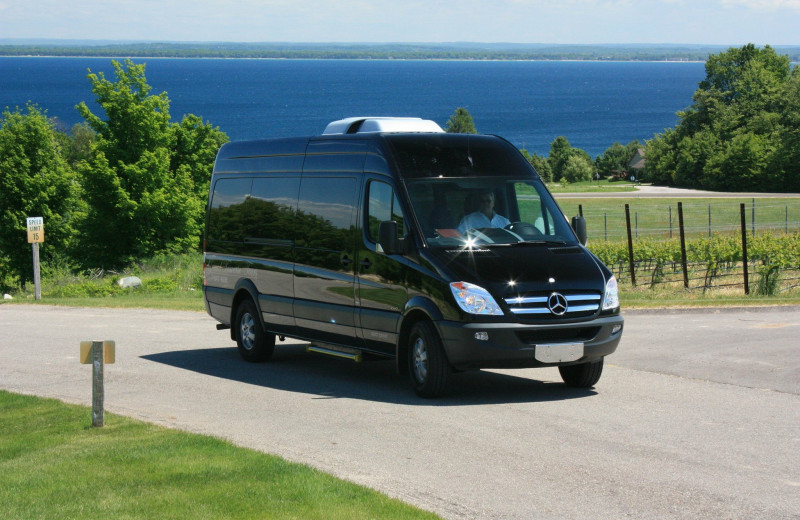 Shuttle at The Cherry Tree Inn & Suites.