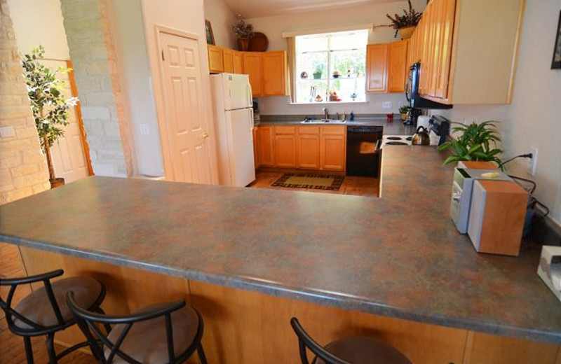 Rental kitchen at Lake Travis & Co.