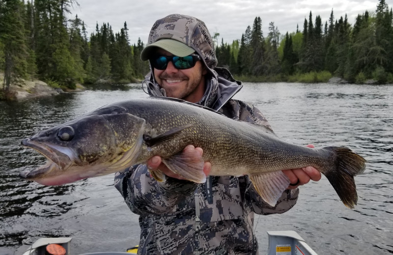 Fishing at Holinshead Lake Resort.