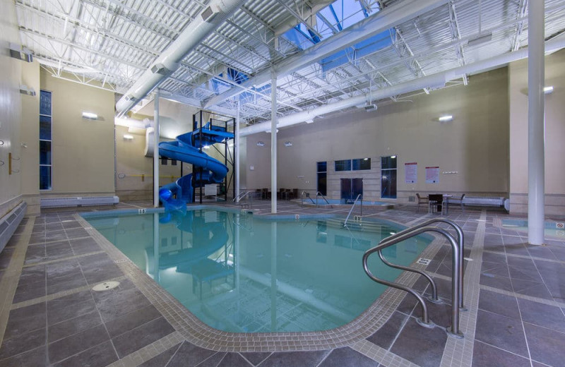 Indoor pool at Paradise Resort Club.