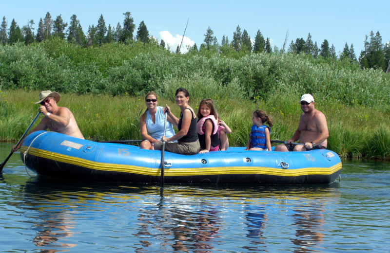 Rafting at Island Park Reservations.