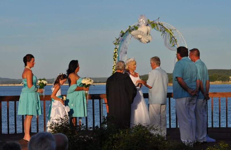 Wedding at Willow Point Resort.