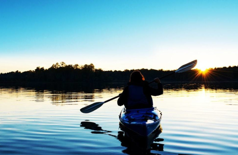 Kayaking at Drummond Island Resort and Conference Center.