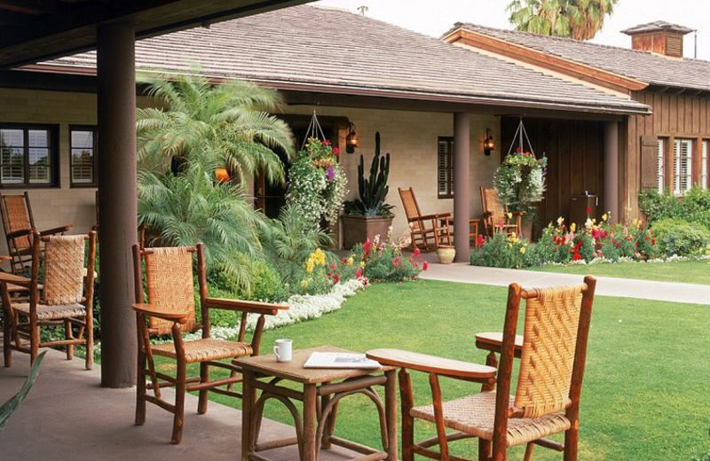 Patio at Smoke Tree Ranch.