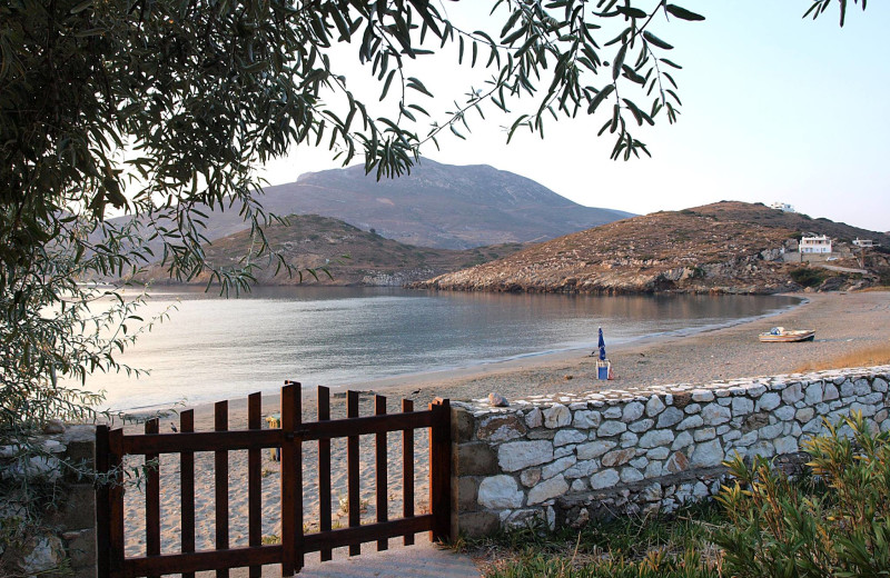 Beach at Mealos Apartments.