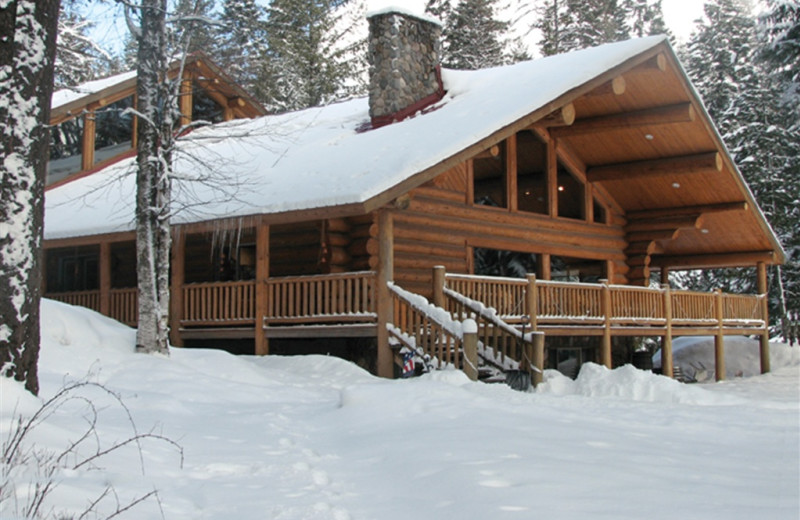 Cabin exterior at Western Pleasure Guest Ranch.