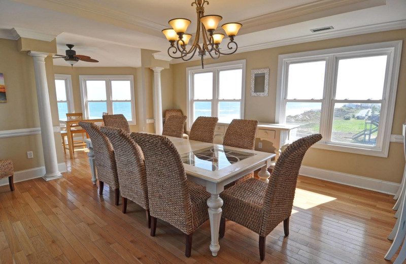 Rental dining room at Treasure Realty.