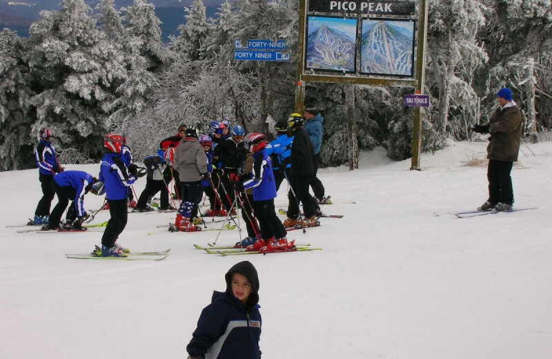 Skiing at GetAway Vacations.