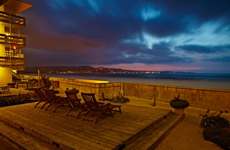 Sunset at Monterey Tides.