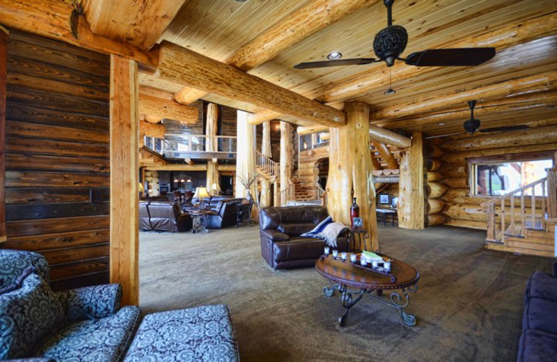Interior of Log Country Cove.