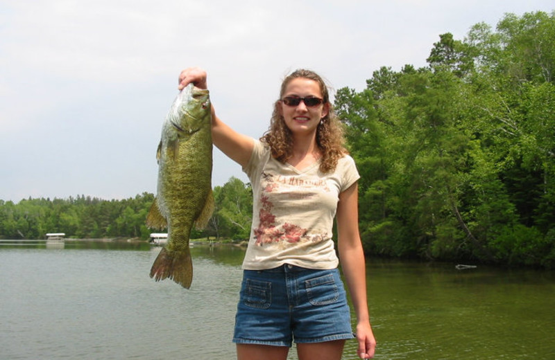 Big catch at Fremont's Point Resort.