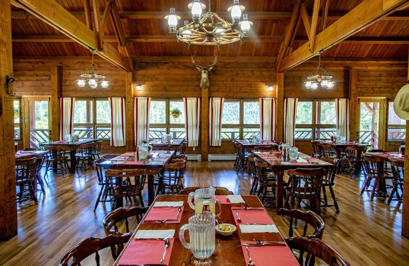 Dining at Colorado Trails Ranch.