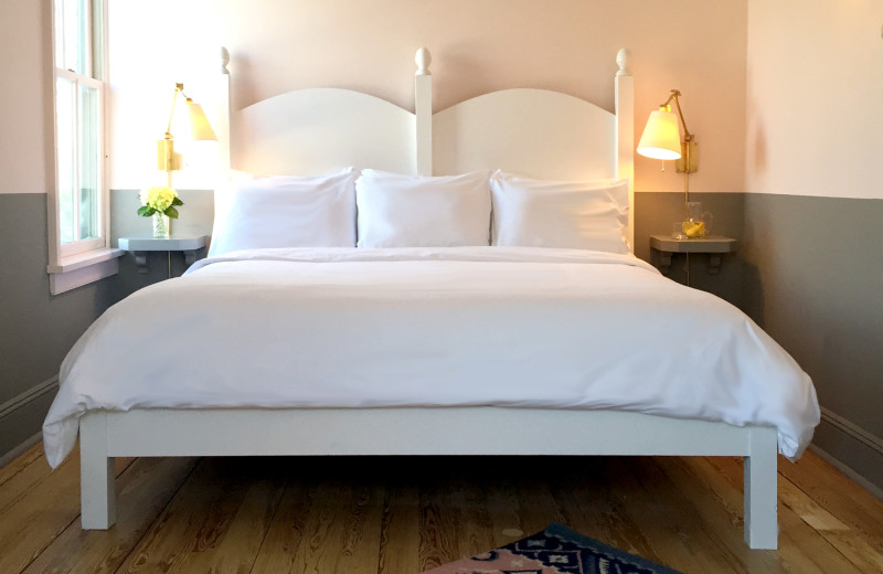Guest room at Chequit Inn.