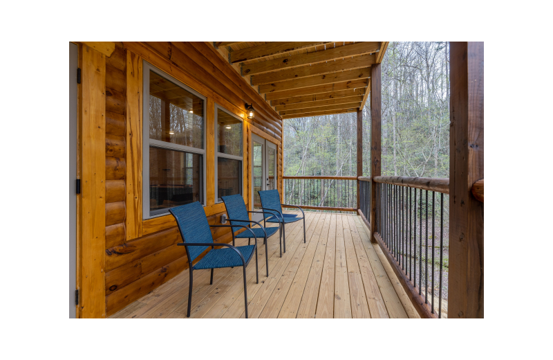 Deck at American Patriot Getaways - Poolin' Around.