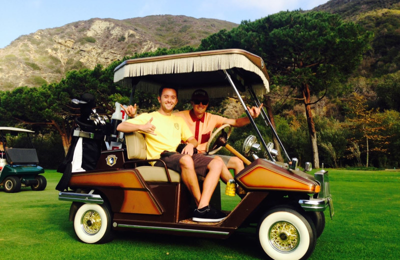 Golfing at The Ranch at Laguna Beach.