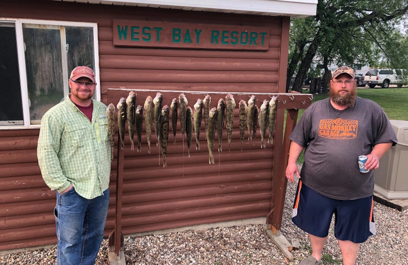 Fishing at West Bay Resort.