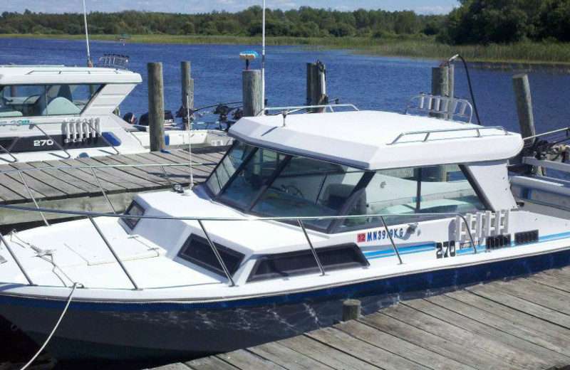 Boats at Cyrus Resort.