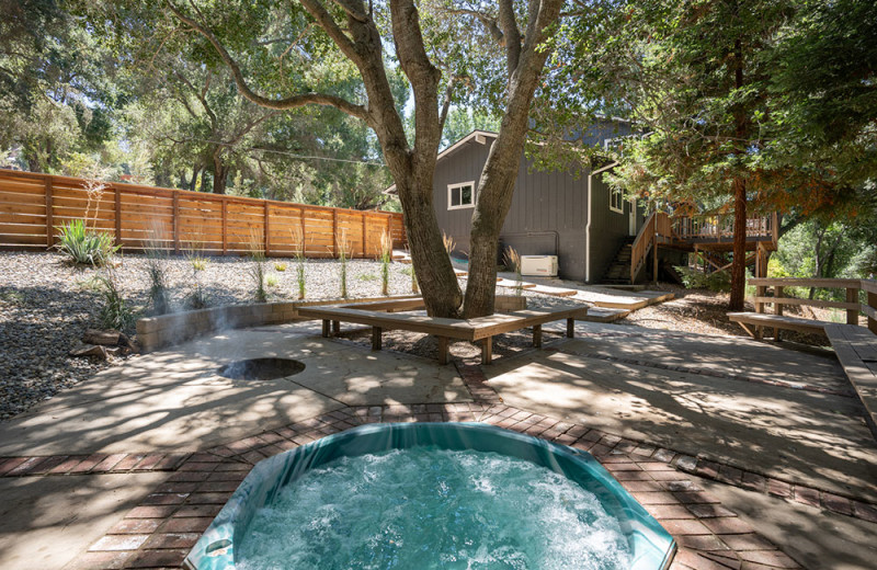 Patio at Kindred Oak Farm.