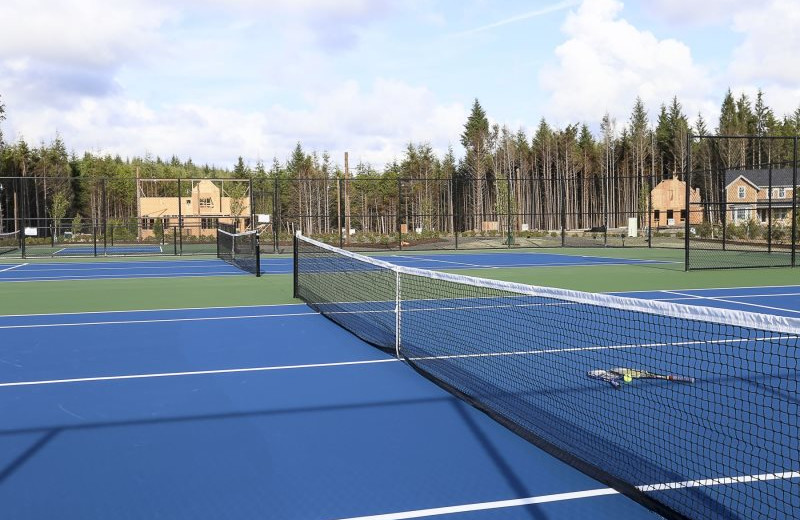 Tennis court at Seabrook Cottage Rentals.