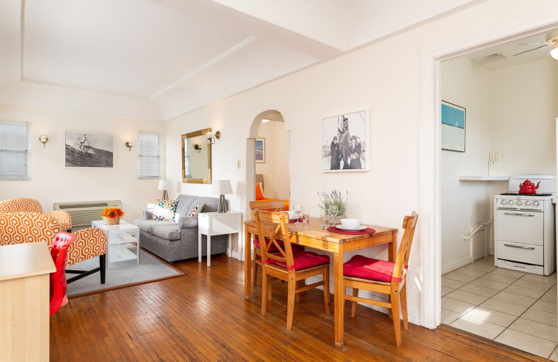 Guest room at Sea View Inn at the Beach.