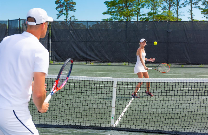 Tennis at The Club at New Seabury.