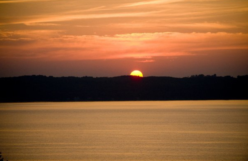 Beautiful sunsets at ParkShore Resort.