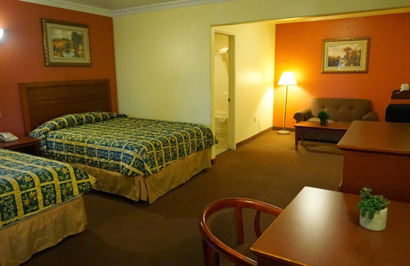 Guest room at Regency Inn & Suites - Downey.