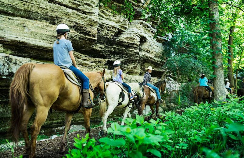 Horseback riding near Amazing Branson Rentals.
