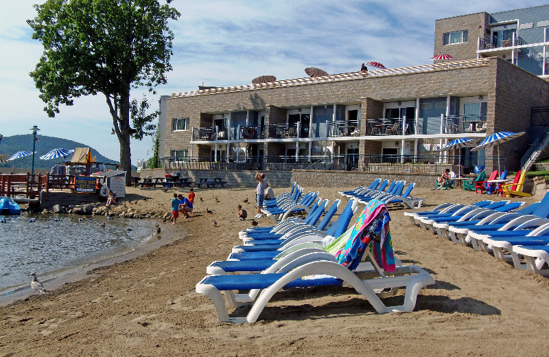 Beach at Surfside on the Lake.