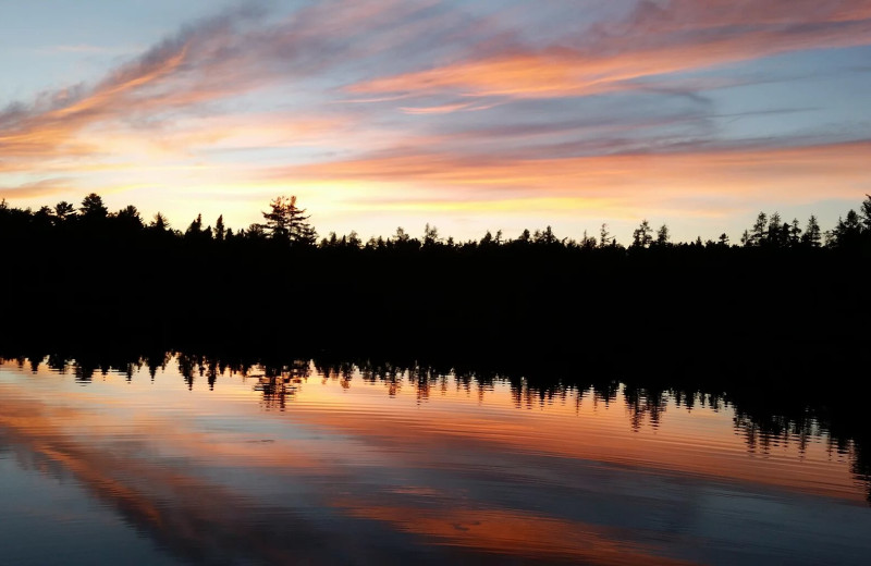 Lake view at Hazelhurst Inn.