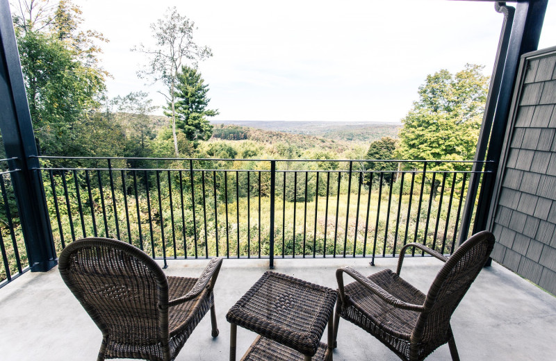 Guest balcony at The French Manor Inn and Spa.