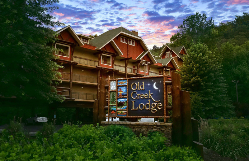 Exterior view of Old Creek Lodge.