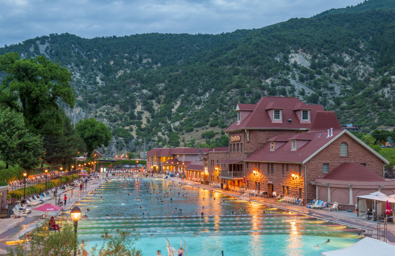 Hot springs at Glenwood Hot Springs.