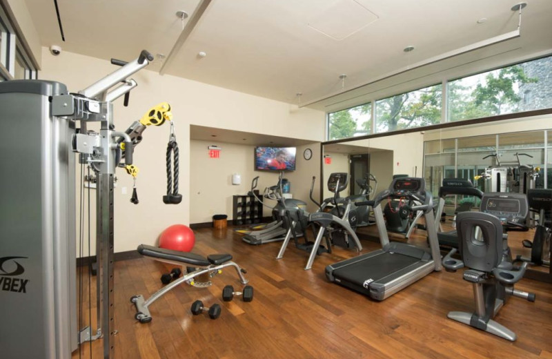 Fitness room at Castle Hotel & Spa.