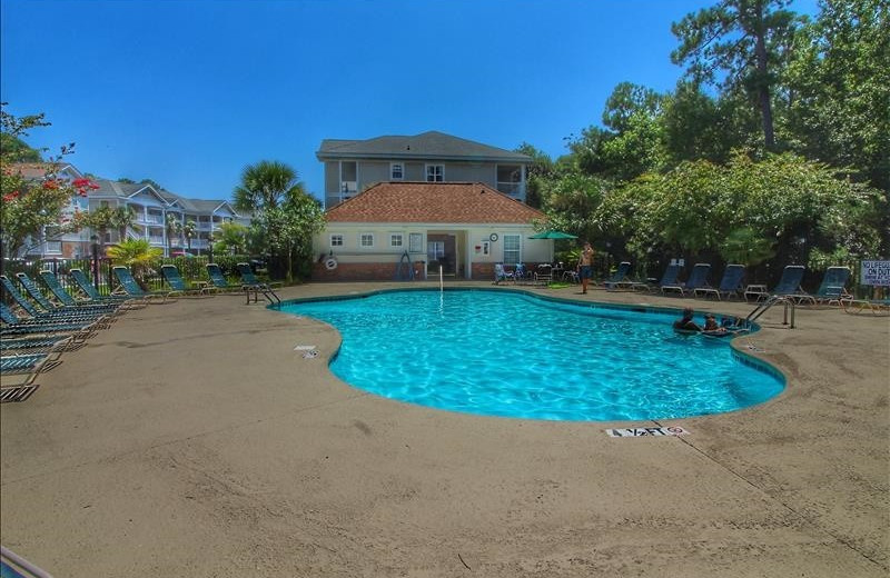 Rental pool at Barefoot Resort Rentals.