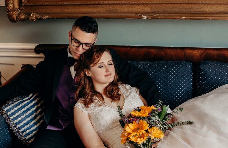 Wedding couple at Emerson Inn.