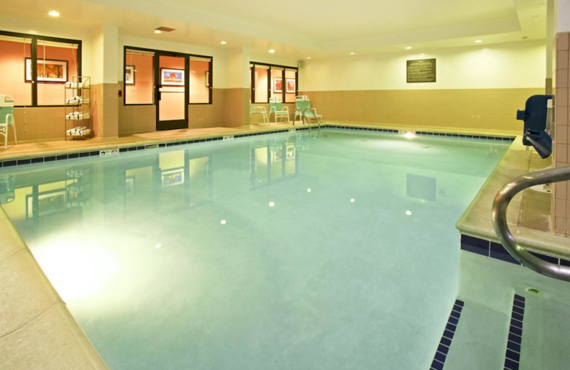 Indoor pool at Hampton Inn Marietta.