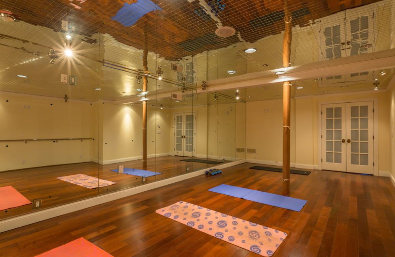 Fitness room at Meadowbrook Estate.