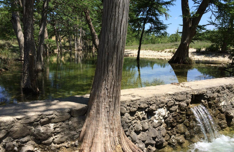 River at Foxfire Cabins.